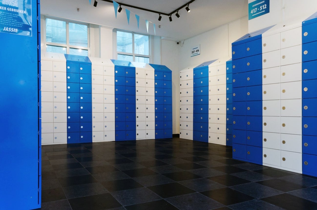 Digital storage solution for stadium and arena visitors