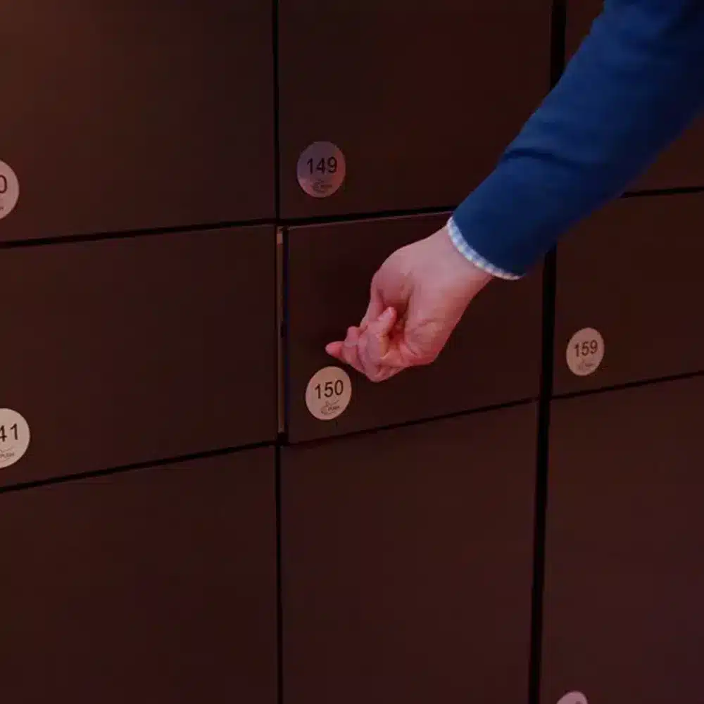 hotel smart lockers
