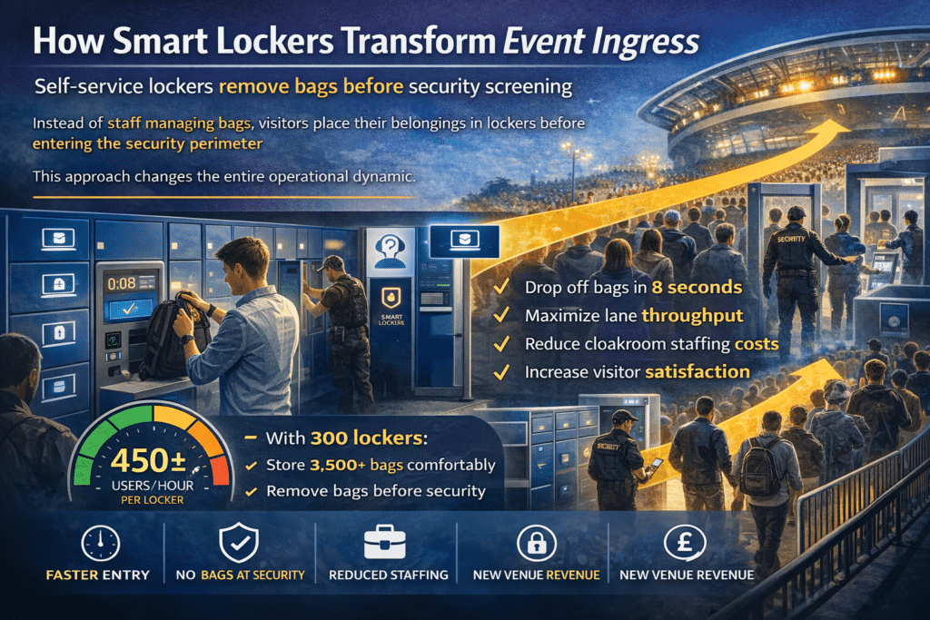 How Smart Lockers improve event ingress