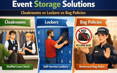 Event Storage Solutions | Cloakrooms vs Lockers vs Bag Policies
