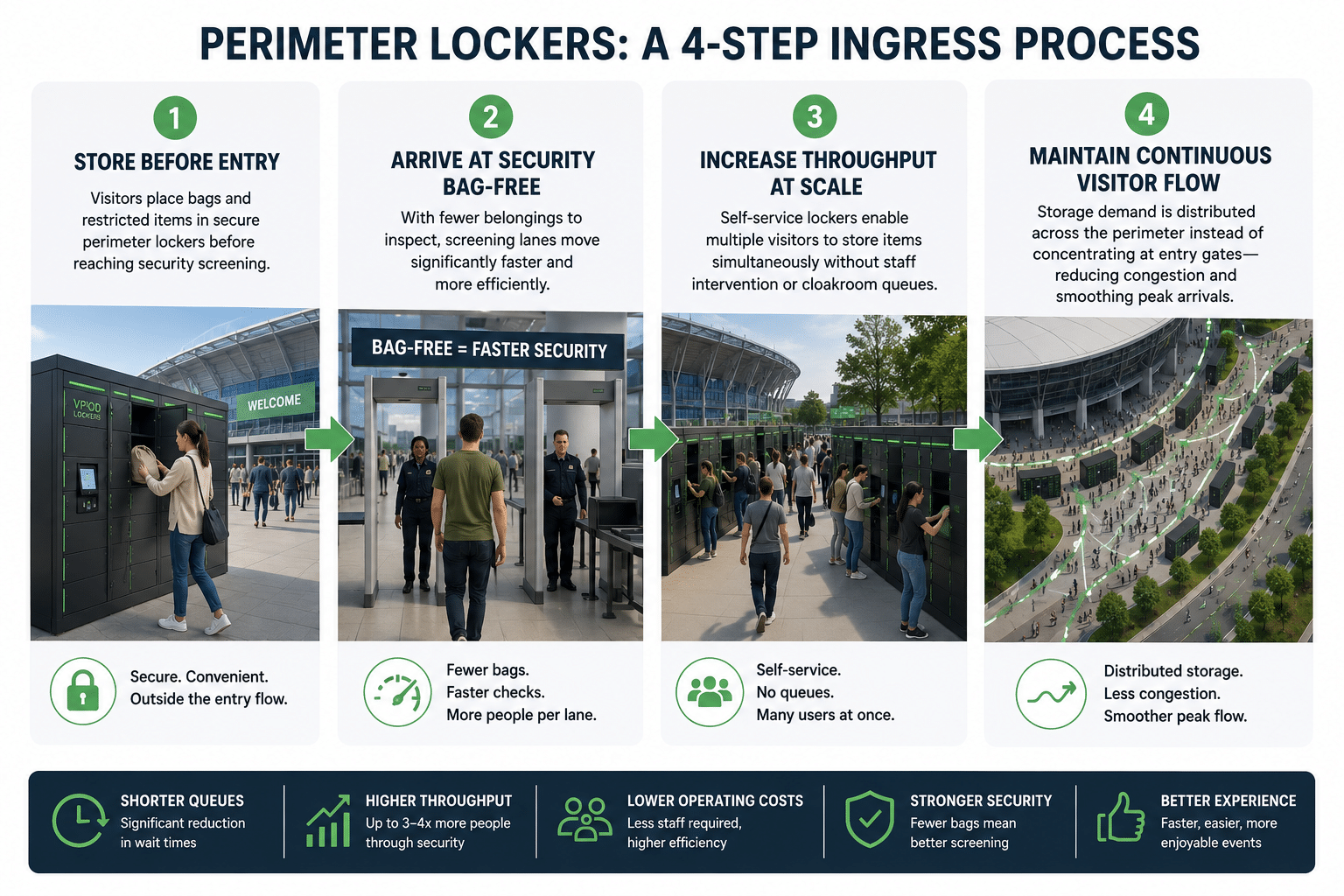 Perimeter Smart Bag Lockers