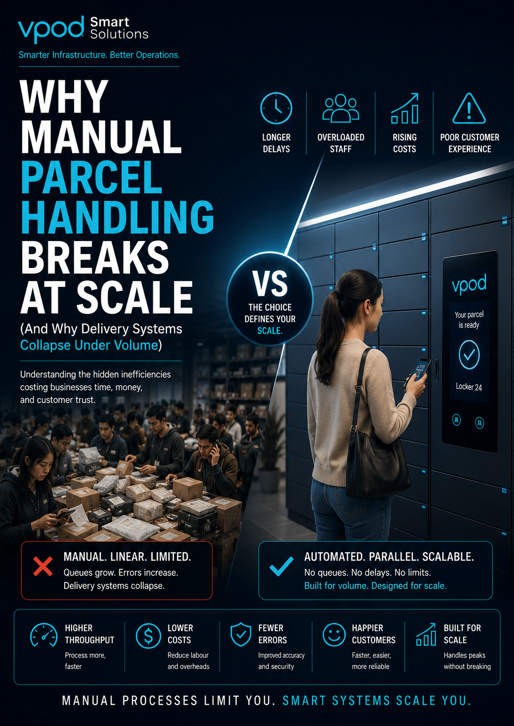 Why Manual Parcel Handling Fails at Scale | Improve Delivery