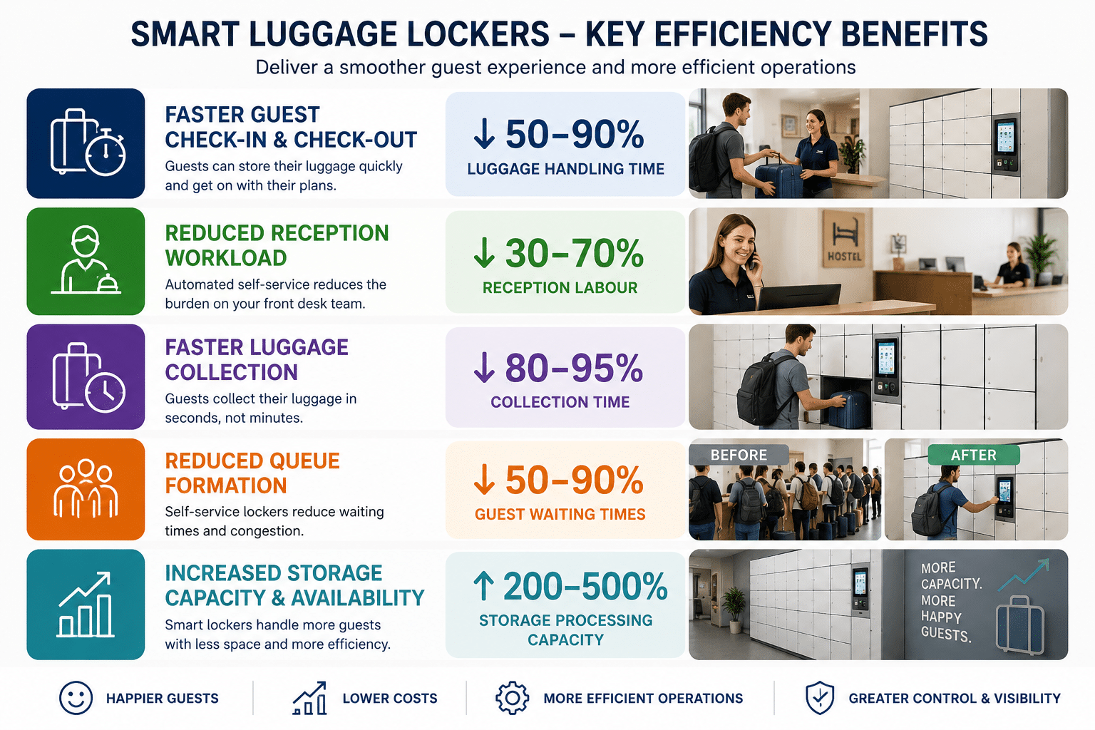 Hostel Manager Smart Locker Efficiencies