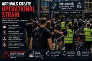 Arrivals create operational strain