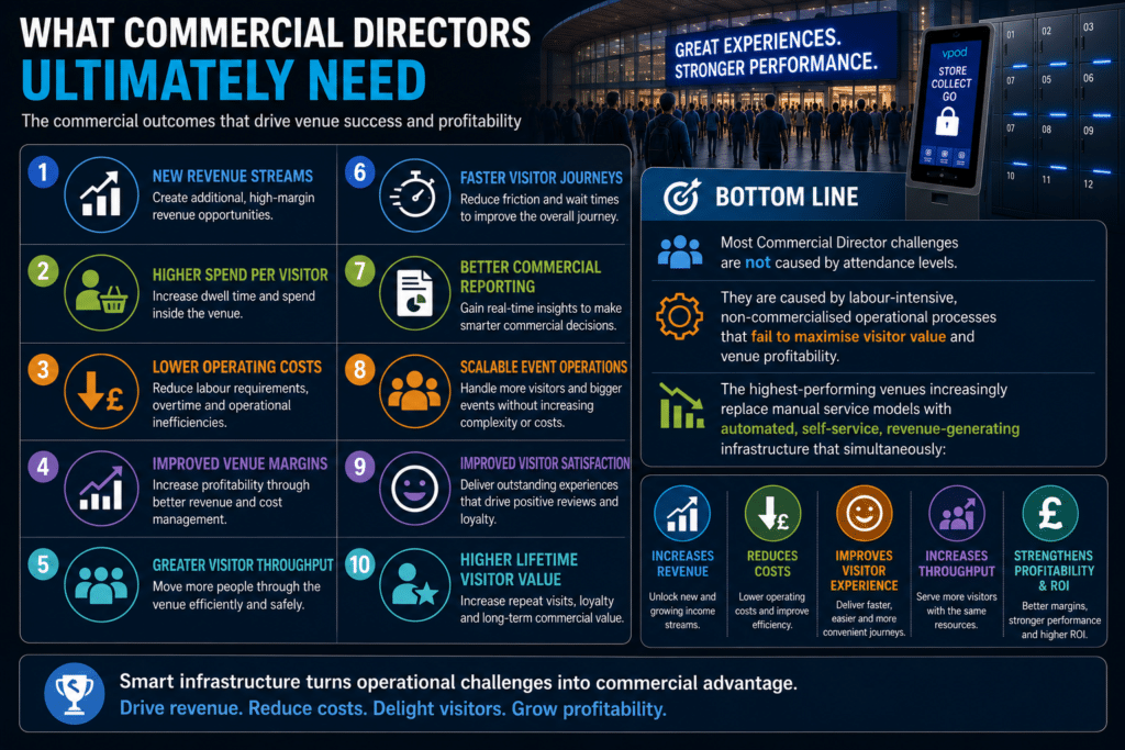 Commercial Director Venues Needs List