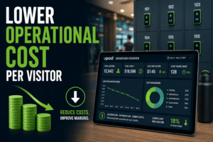 Lower Operational cost per visitor