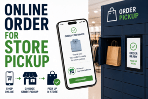 Online order for store pickup