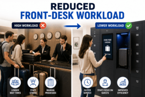 Reduced front desk workload