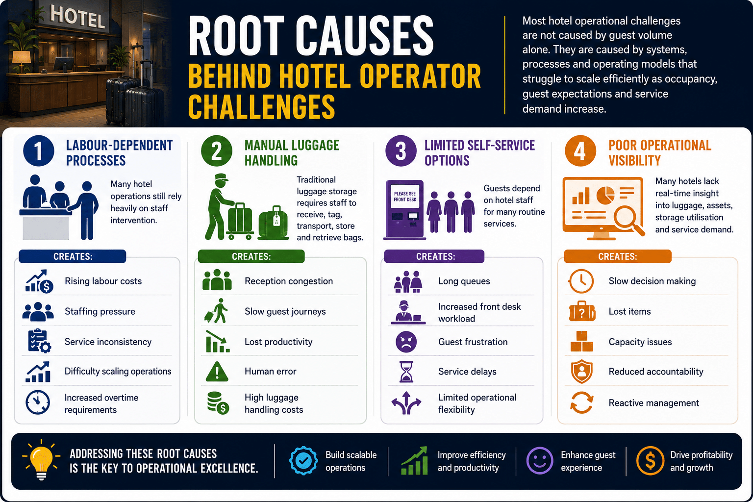 Root causes behind challenges 1-4