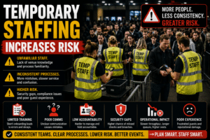 Temporary staffing increases risk Events