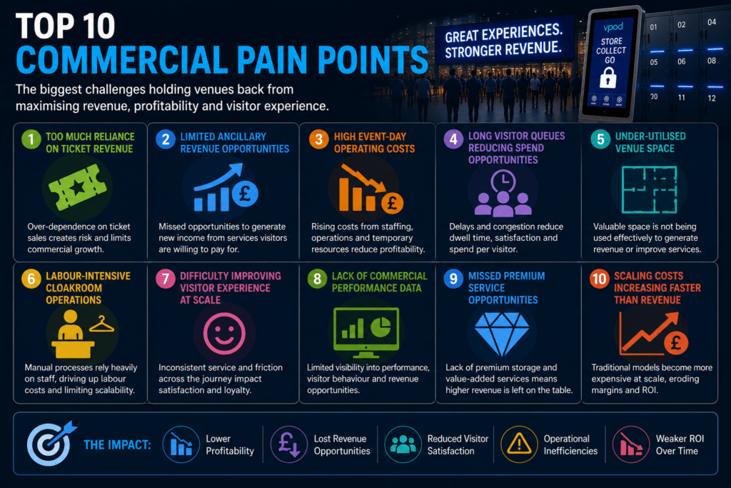 Venue Commercial Director Pain Points