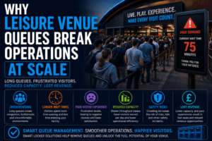 Venue - Why leisure venue queues break operations at scale