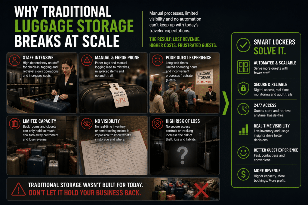 Why Traditiional Bag Storage breaks at scale