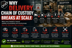 Why delivery chain of custody breaks at scale