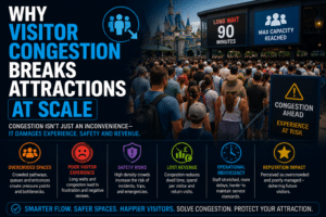 Why visitor congestion breaks venues at scale