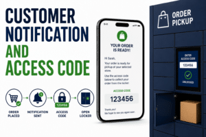 customer notification and access code