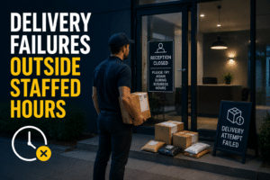 delivery failure outside staffed hours