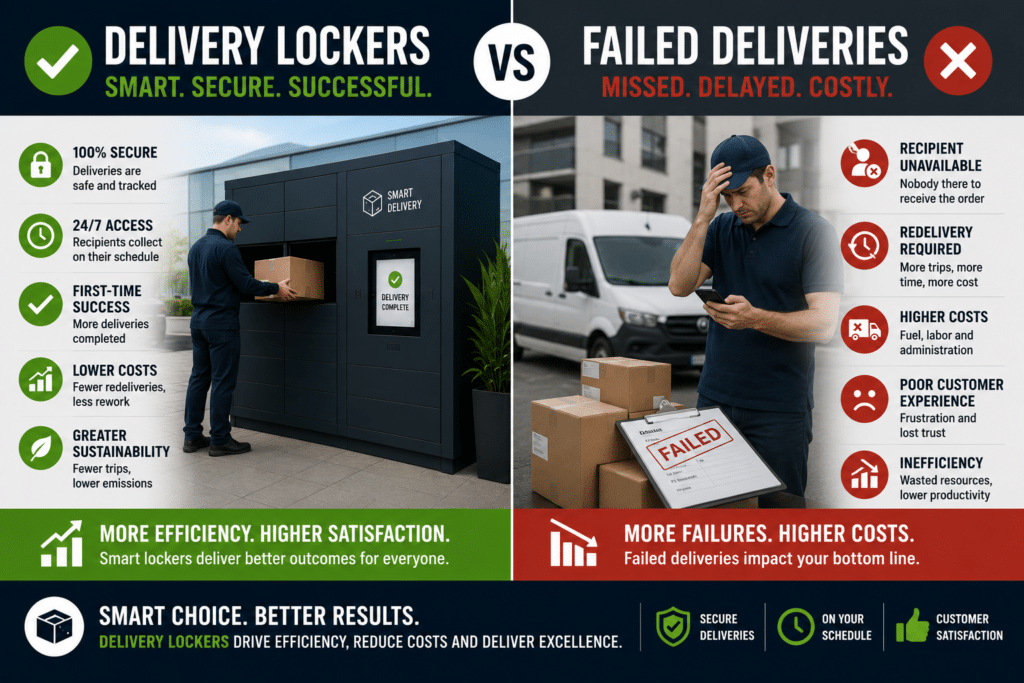 delivery lockers v failed deliveries