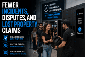 fewer venue incidents and disputes