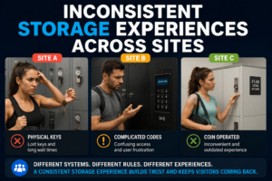 inconsistent experience across sites