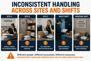 inconsistent handling across shifts