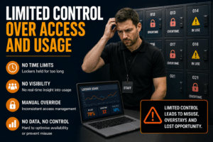 limited control over access