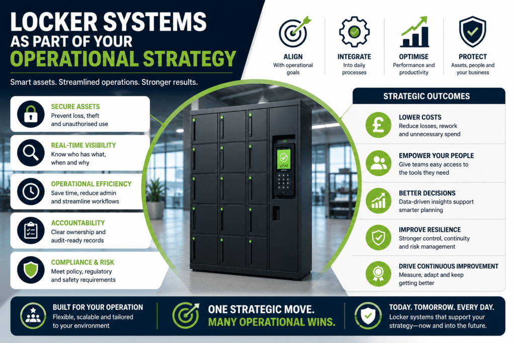 locker systems as part of a strategy