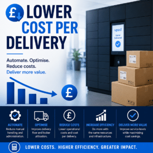 lower cost per delivery