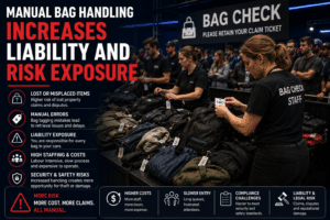 manual bag handling increases liability and risk