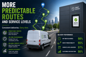 more predictable delivery routes