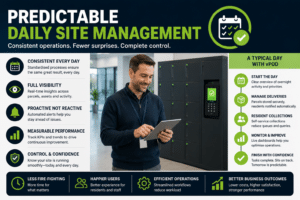 predictable daily site management