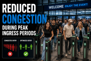 reduced venue congestion