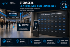 storage is centralised and contained