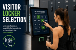 visitor locker selection