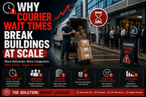why courier wait times break buildings