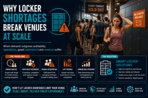 why locker shortages break venues