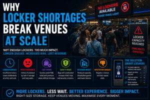 why locker shortages break venues at scale