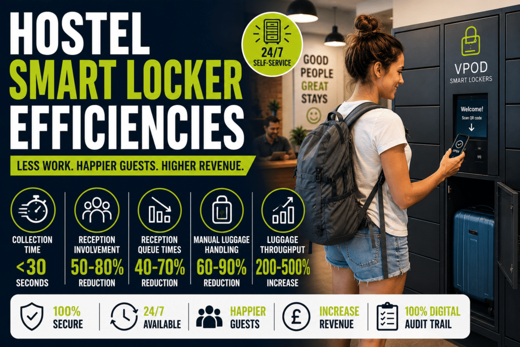 Hostel Smart Locker Efficiencies