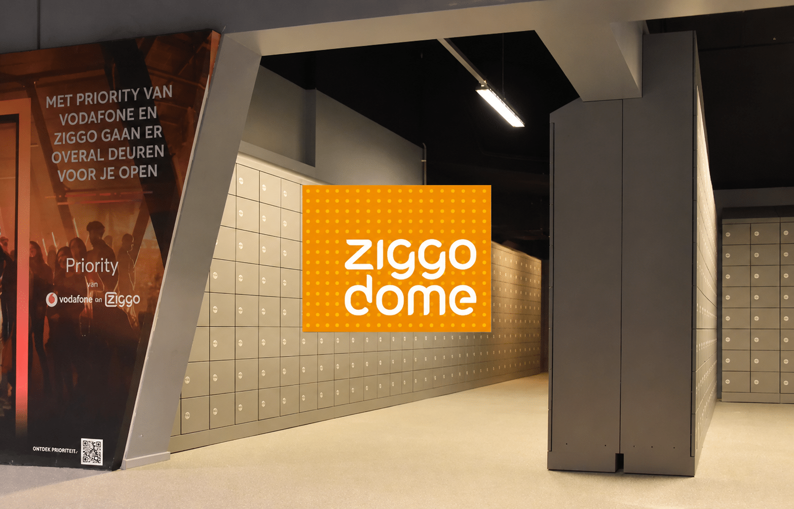 Smart lockers at Ziggo Dome