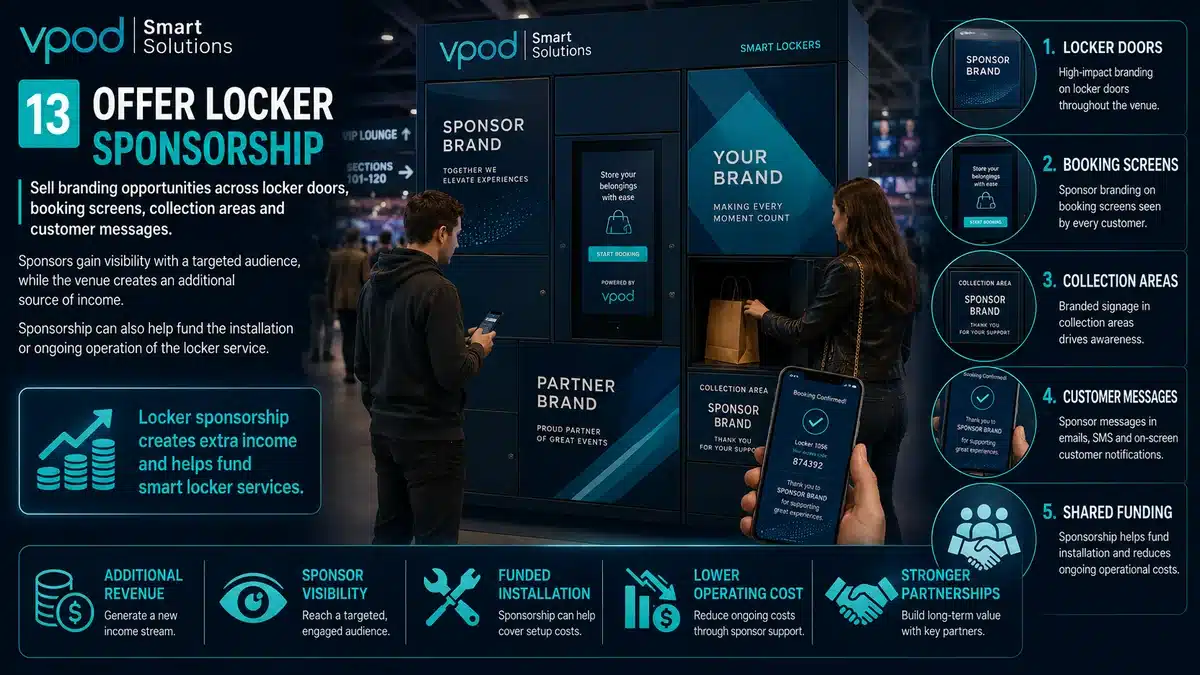 Locker sponsorship opportunities.