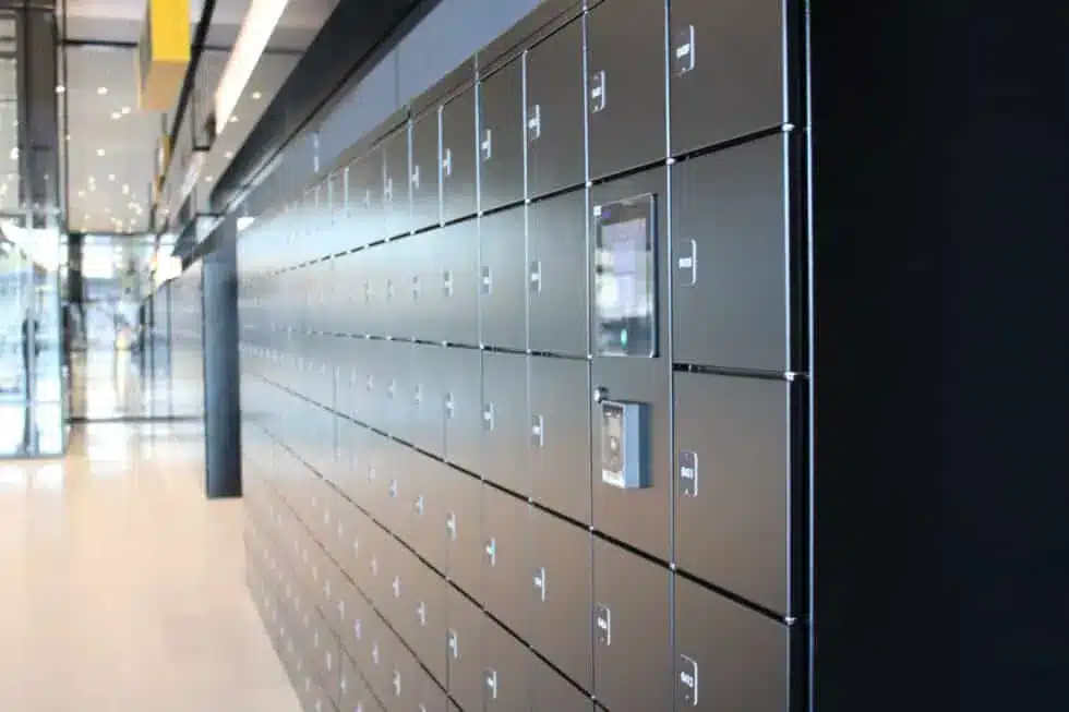 Self-service attraction locker terminal at Rotterdam Ahoy