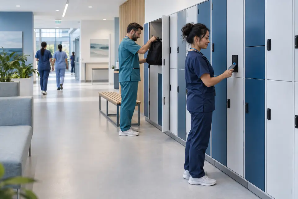 Smart lockers in healthcare