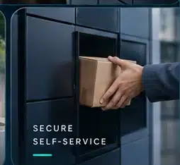 Secure parcel collection from a smart locker