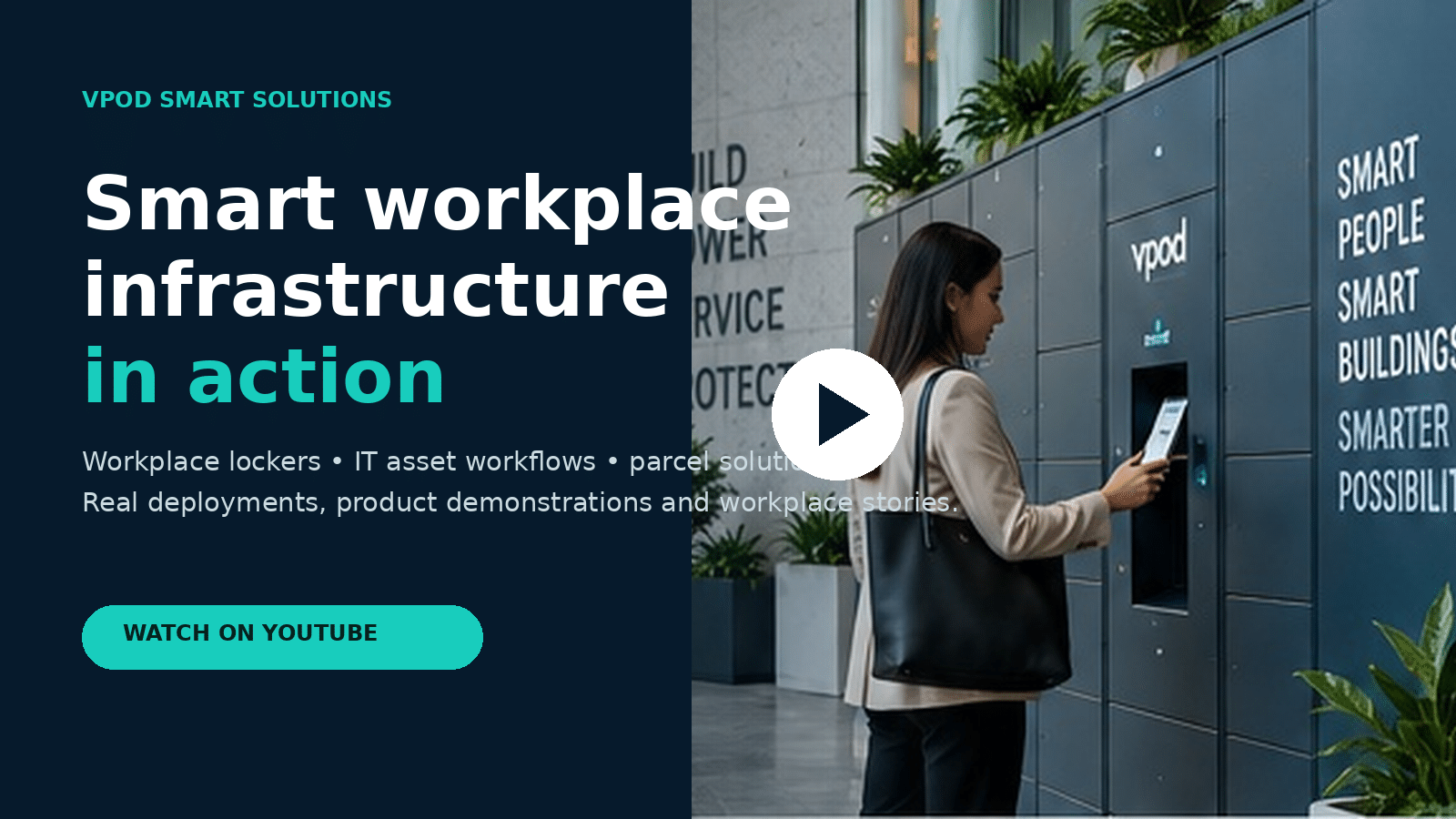 Vpod smart workplace infrastructure video preview
