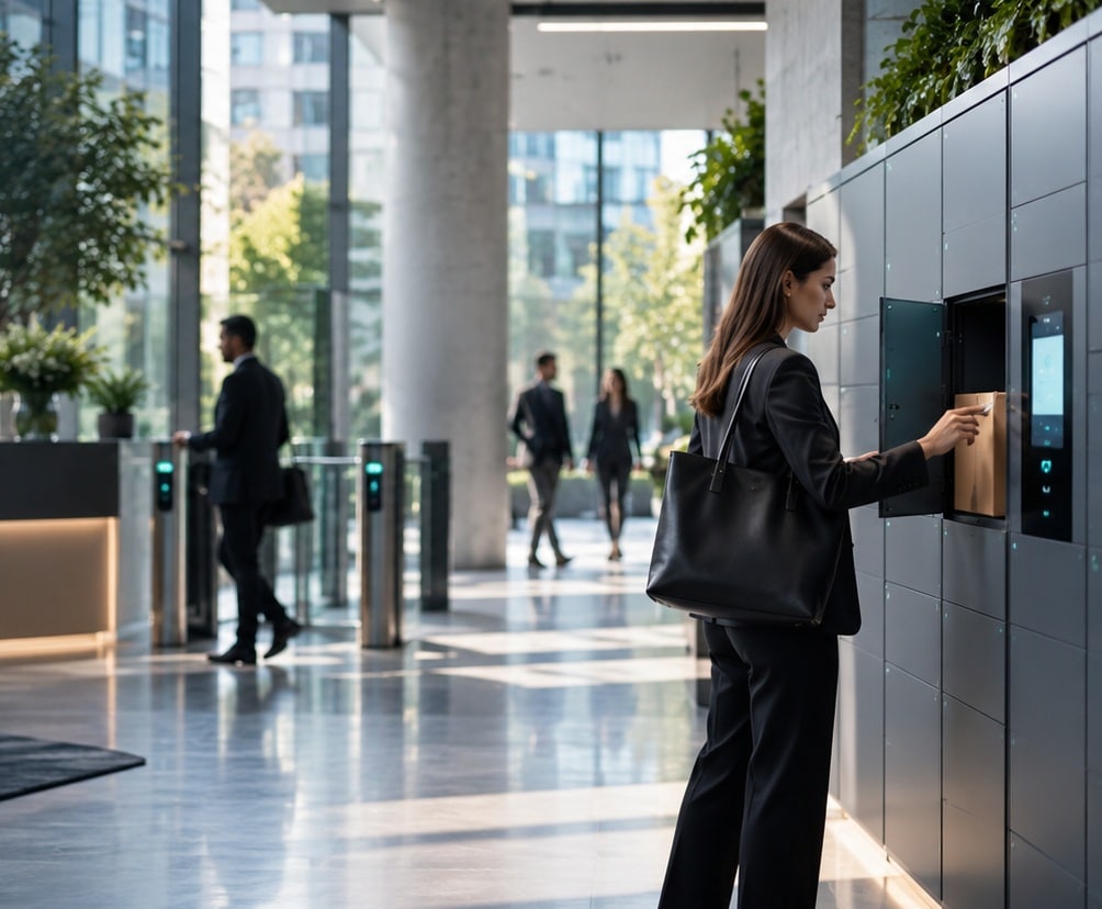 Vpod smart locker workplace video preview